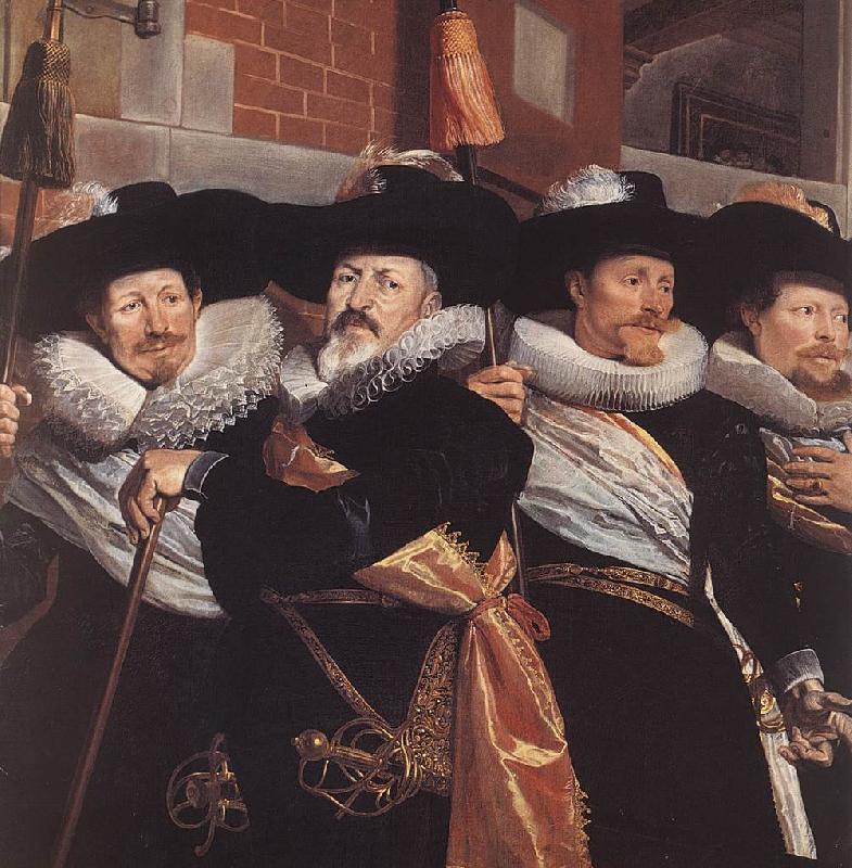 POT, Hendrick Gerritsz Officers of the Civic Guard of St Adrian (detail) a oil painting image